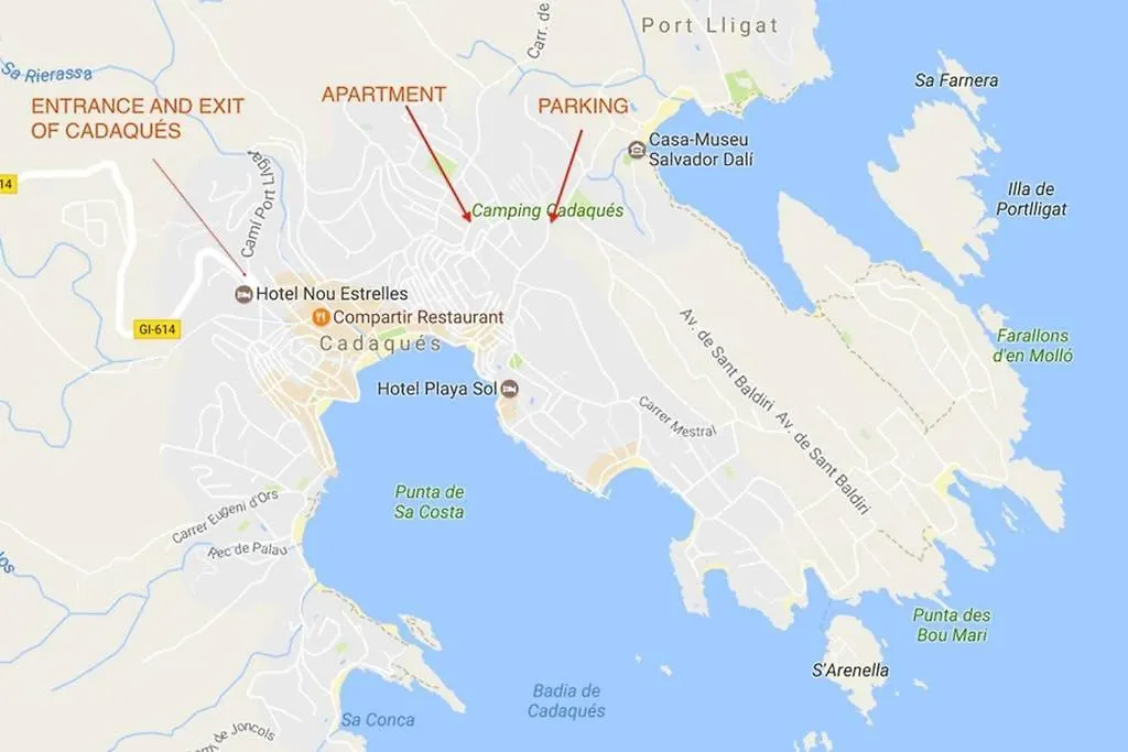 Apartamento Con Jardincito En El Centro De Cadaqués Spanyolország
